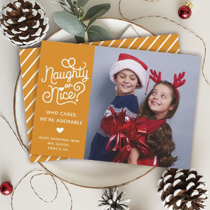 Tarjeta Festiva Raro o agradable graciosa foto de hermanos niños p