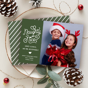 Tarjeta Festiva Raro o agradable graciosa foto de hermanos niños p