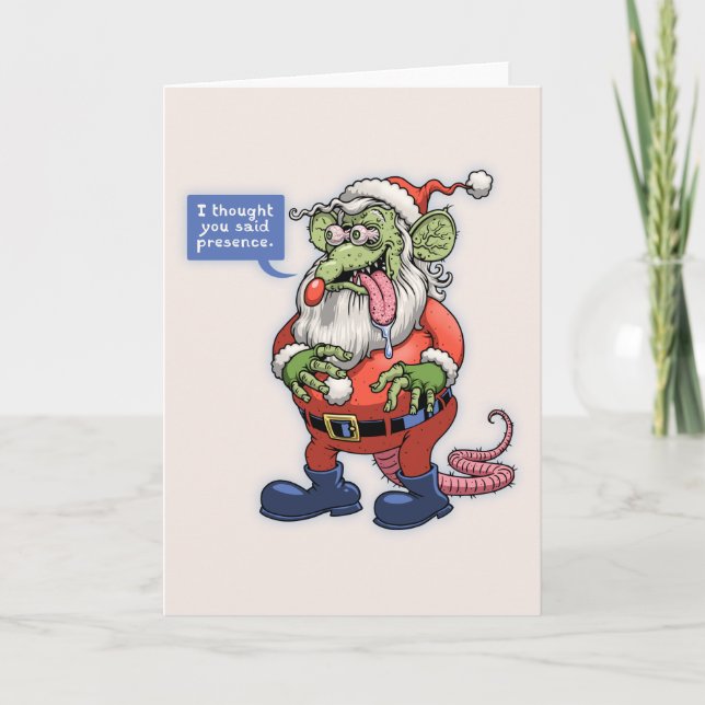 Tarjeta Festiva Rata Kringle (Anverso)