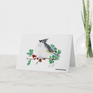 Tarjeta Festiva ratón de título de navidades, ratón de título incl
