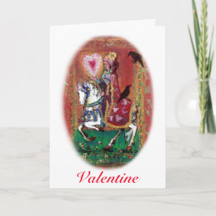 Tarjeta Festiva Raven Renaissance Valentine