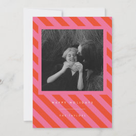 Tarjeta Festiva Rayas