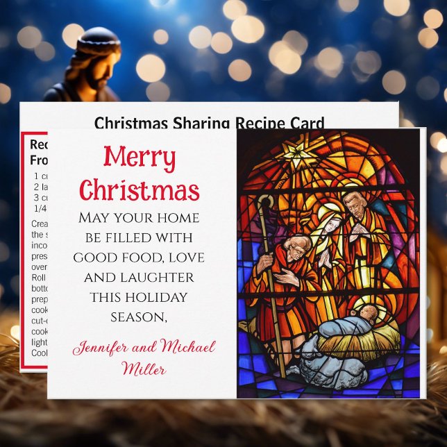 Tarjeta Festiva Receta de cocina de vidrio manchado Compartir Navi (Subido por el creador)