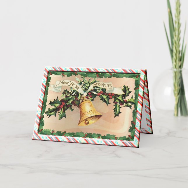 Tarjeta Festiva RECIBIMIENTOS Y FRONTERAS DE AÑOS NUEVOS, por SHAR (Anverso)