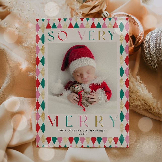 Tarjeta Festiva Recién nacido Muy Buenos Navidades De Fotografía (Subido por el creador)
