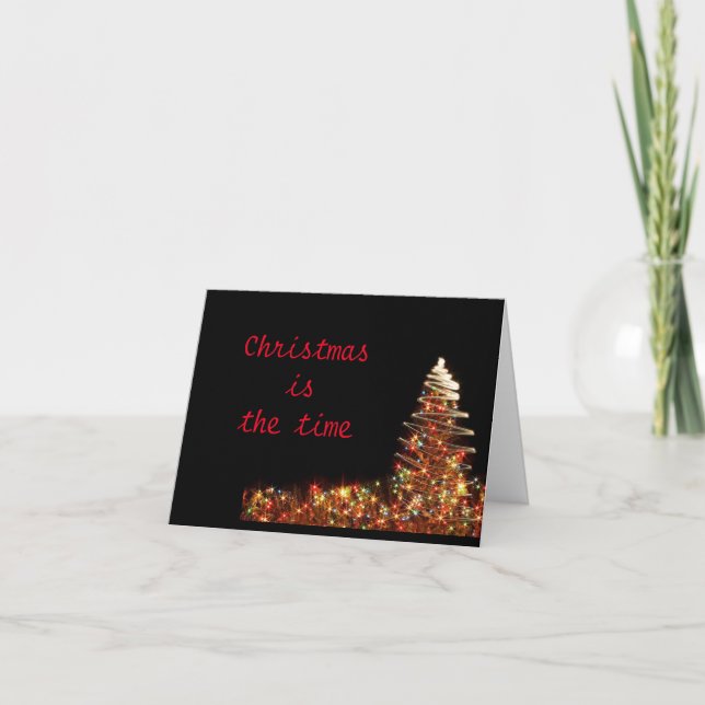 TARJETA FESTIVA RECORDANDO "SOY TU AMIGO" A LOS NAVIDADES (Anverso)