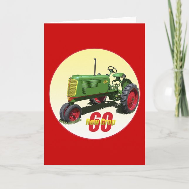 Tarjeta Festiva Recorte de fila del modelo 60 (Anverso)