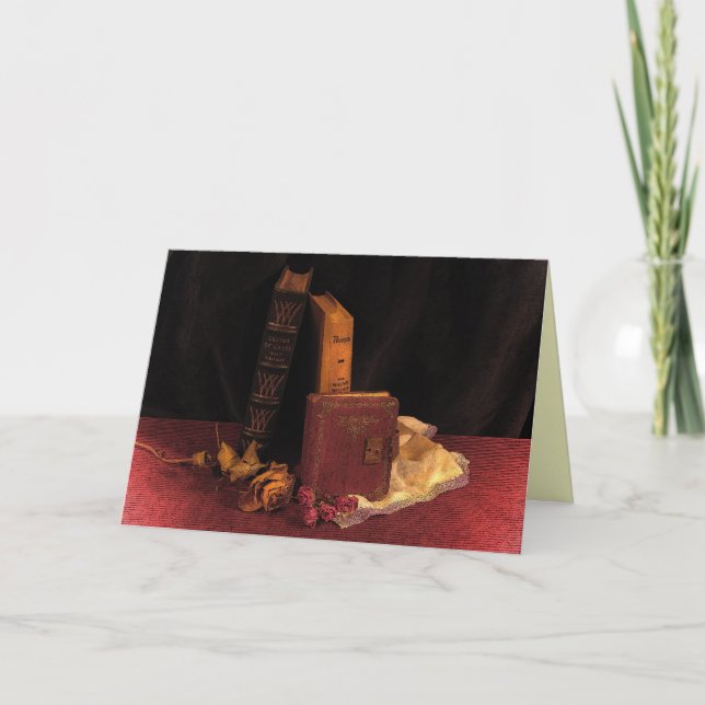 Tarjeta Festiva Recuento de navidades (Anverso)