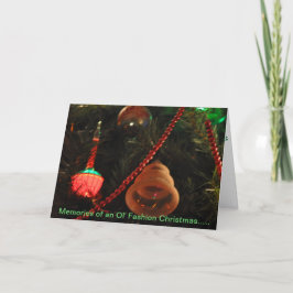 Tarjeta Festiva Recuerdos de Navidades de Moda de Ol'