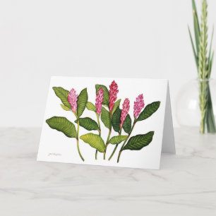 Tarjeta Festiva Red Ginger