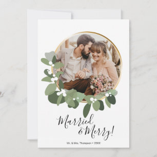 Tarjeta Festiva Red Married y Merry Photo encabezaban los primeros