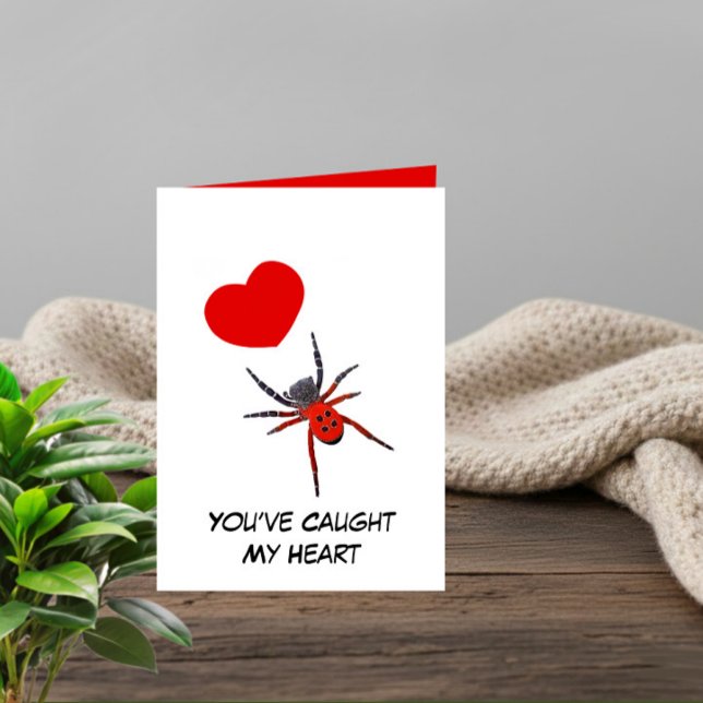 Tarjeta Festiva Red spider Valentine’s Day (Subido por el creador)