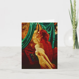 Tarjeta Festiva REDHEAD IN THE MIRROR (c) 1994 S.Tammany