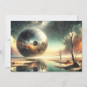 Tarjeta Festiva Reflexiones sobre el caos