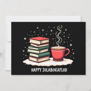 Tarjeta Festiva Regalo de Celebración Familiar Feliz Jolabokaflod