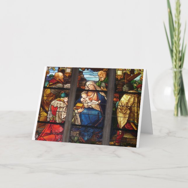 Tarjeta Festiva Regalo de los hombres sabios (Anverso)