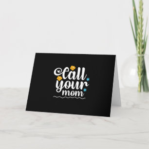 Tarjeta Festiva Regalo de madre llama a tu mamá