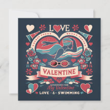 Regalo de natación del día de San Valentín