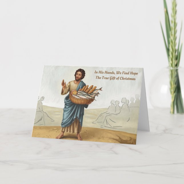 Tarjeta Festiva Regalo de Navidades (Anverso)