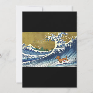 Tarjeta Festiva Regalo de perro Dachshund - Perro de regalo de W