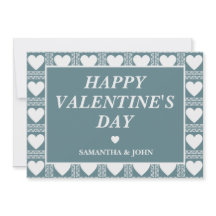 Regalo de San Valentín de Corazones Geométricos en