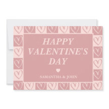 Regalo de San Valentín de Corazones Mínimos Rosa P