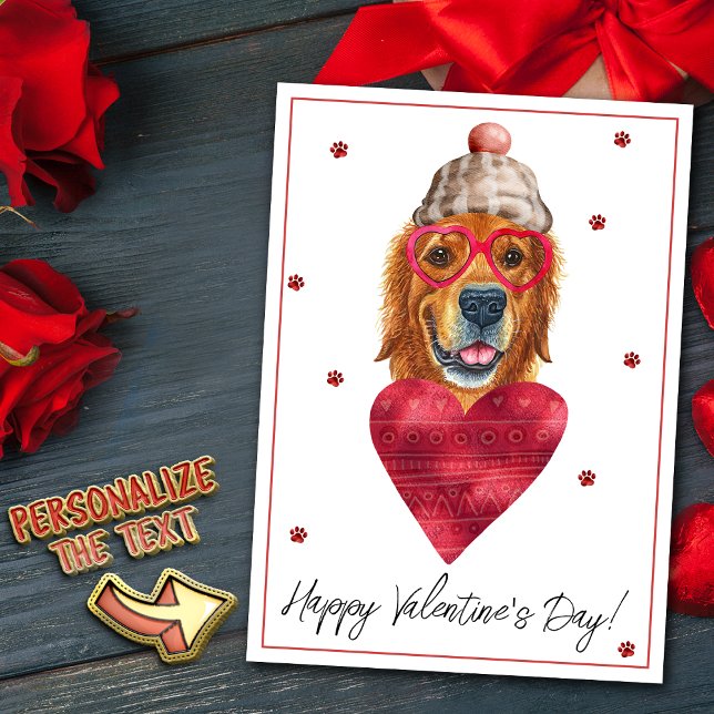 Tarjeta Festiva Regalo de San Valentín del perro de la recuperació (Subido por el creador)