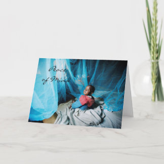 Tarjeta Festiva Regalo de vida - Dale una red de cama