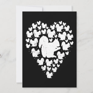 Tarjeta Festiva Regalo del Día de San Valentín de Ardilla para Él