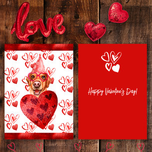 Tarjeta Festiva Regalo del Día de San Valentín para Amantes de Per