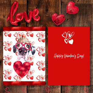 Tarjeta Festiva Regalo del Día de San Valentín para Amantes de Per