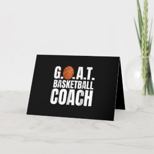 Tarjeta Festiva Regalo del entrenador de fútbol de vómito de cabra