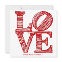 Regalo moderno del día de San Valentín Feliz