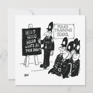 Tarjeta Festiva Regalo para un policía del Reino Unido - Personali
