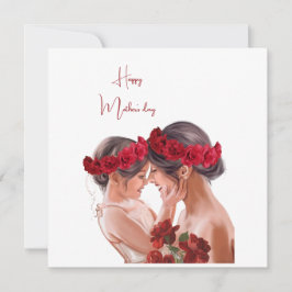 Tarjeta Festiva Regalo Personalizado Floral Conmovedor
