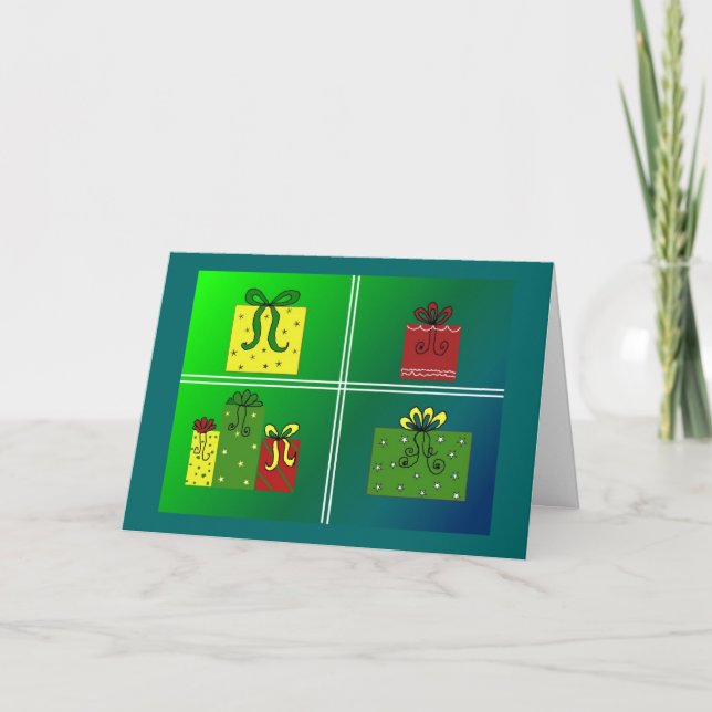 Tarjeta Festiva Regalos de Amor (Anverso)