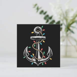 Tarjeta Festiva Regalos de barco de crucero de vela de navegación