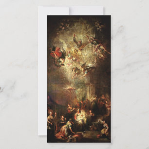 Tarjeta Festiva Regalos de la escena de la Natividad para Navidade