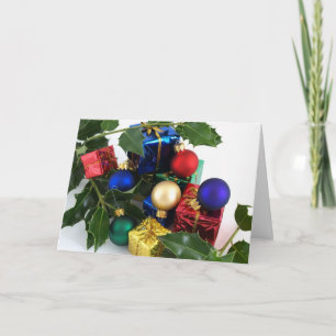 Tarjeta Festiva Regalos de las estaciones