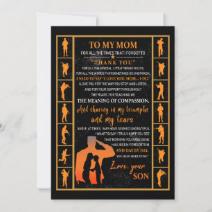 Tarjeta Festiva Regalos de mamá   Carta A Mi Mamá Amor De Hijo
