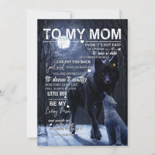 Tarjeta Festiva Regalos de mamá   Carta A Mi Mamá Amor De Hijo
