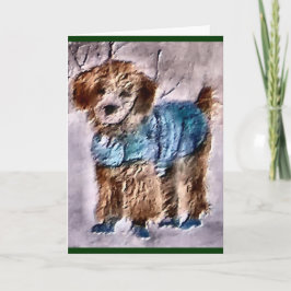 Tarjeta Festiva Regalos de Navidades de carne