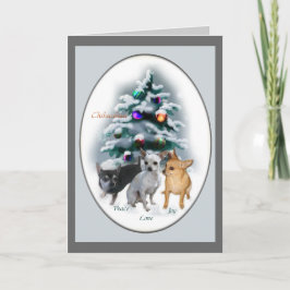 Tarjeta Festiva Regalos de Navidades de Chihuahua