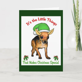 Tarjeta Festiva Regalos de Navidades de Chihuahua