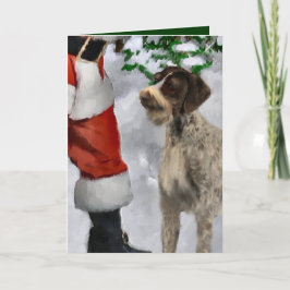 Tarjeta Festiva Regalos de Navidades de punteros con cable en Alem