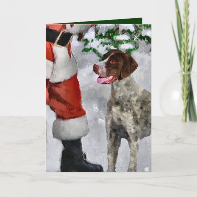 Tarjeta Festiva Regalos de Navidades de punteros de Shorthtransmit (Anverso)