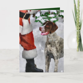 Tarjeta Festiva Regalos de Navidades de punteros de Shorthtransmit