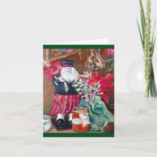 Tarjeta Festiva Regalos de Navidades pasados y presentes (Anverso)