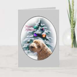 Tarjeta Festiva Regalos de Navidades Schnoodle