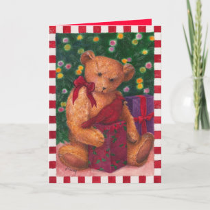 TARJETA FESTIVA REGALOS DE OSO